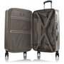 Средний чемодан Heys Charge-A-Weigh ll на 67/84 л из поликарбоната Серый