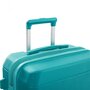 Середня валіза Heys Neo на 65/81 л з полікарбонату вагою 3,8 кг Блакитний