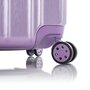 Мала валіза на колесах Heys DuoTrak на 45/57 л з полікарбонату Розовий