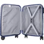Малый чемодан на колесах GROUND Vanille на 44 л из полипропилена весом 2,6 кг Синий