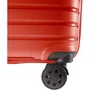 Мала валіза на колесах GROUND Vanille на 44 л з поліпропілену вагою 2,6 кг Червоний