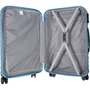 Средний чемодан GROUND Vanille на 77 л весом 3,3 кг из полипропилена Серый
