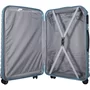 Большой чемодан GROUND Vanille на 108 л весом 4,1 кг из полипропилена Серый