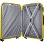 Большой чемодан GROUND Vanille на 108 л весом 4,1 кг из полипропилена Желтый