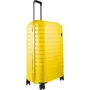 Большой чемодан GROUND Vanille на 108 л весом 4,1 кг из полипропилена Желтый