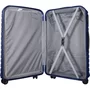 Большой чемодан GROUND Vanille на 108 л весом 4,1 кг из полипропилена Синий