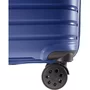 Большой чемодан GROUND Vanille на 108 л весом 4,1 кг из полипропилена Синий