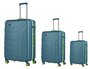 Набір валіз із пластику Travelite Vector Бірюзовий