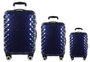 Набір чемоданів Titan Prisma із пластику Синій
