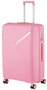 Большой чемодан 2E SIGMA на 98 л весом 4,3 кг из полипропилена Розовый 
