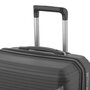 Средний чемодан 2E SIGMA из полипропилена на 61 л весом 3,2 кг Черный