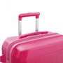 Середня валіза Heys Neo на 65/81 л з полікарбонату вагою 3,8 кг Рожевий