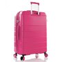 Велика валіза Heys Neo на 102/128 л з полікарбонату Рожевий