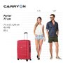 Большой чемодан CarryOn Porter на 85 л из полипропилена Красный