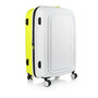 Средний чемодан Mandarina Duck LOGODUCK с расширительной молнией на 70 л из поликарбоната Белый