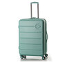 Средний чемодан Swissbrand Berlin на 65/75 л из поликарбоната Бирюзовый