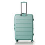 Средний чемодан Swissbrand Berlin на 65/75 л из поликарбоната Бирюзовый