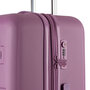 Большой чемодан Swissbrand Berlin на 98/108 л из поликарбоната Фиолетовий