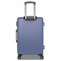 Большой чемодан Swissbrand Riga на 97 л весом 4,3 кг из пластика Синий