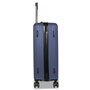 Велика валіза Swissbrand Riga на 97 л вагою 4,3 кг із пластику Синій