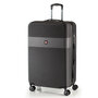 Середня валіза Swissbrand Cairo на 65 л вагою 3,4 кг із пластику Чорний