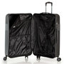 Середня валіза Swissbrand Cairo на 65 л вагою 3,4 кг із пластику Чорний