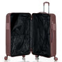 Велика валіза Swissbrand Cairo на 97 л вагою 4,2 кг із пластику Бордовий
