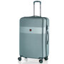 Велика валіза Swissbrand Cairo на 97 л вагою 4,2 кг із пластику Бірюзова