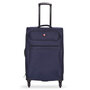 Средний тканевый чемодан Swissbrand Hamilton на 66 л весом 3,2 кг Темно-Синий