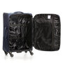 Большой чемодан Swissbrand Hamilton тканевый на 95 л весом 3,7 кг Темно-Синий