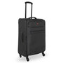 Средний тканевый чемодан Swissbrand Hamilton на 66 л весом 3,2 кг Серый