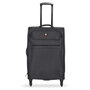 Средний тканевый чемодан Swissbrand Hamilton на 66 л весом 3,2 кг Серый