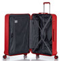 Середня валіза Swissbrand London на 77 л з полікарбонату вагою 3,27 кг Червона