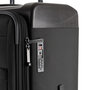 Средний чемодан Swissbrand Perth на 63/69 л весом 2,8 кг из ткани/пластика Черный