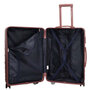 Большой чемодан Enrico Benetti Calgary на 129 л весом 3,3 кг из поликарбоната Розовый