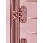 Чемодан ручная кладь Enrico Benetti Calgary на 43 л весом 2,2 кг из поликарбоната Розовый