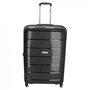 Большой чемодан Enrico Benetti Denver на 102 л весом 4 кг из полипропилена Черный