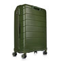 Велика валіза VIF Denver на 97 л вагою 4 кг з поліпропілену Зелений