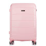 Большой чемодан VIF Tokyo из полипропилена на 97 л Розовый