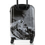 Большой чемодан Swissbrand Verbier из поликарбоната с принтом Горы на 99 л весом 4,4 кг Черный 