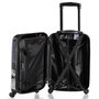 Большой чемодан Swissbrand Verbier из поликарбоната с принтом Горы на 99 л весом 4,4 кг Черный 