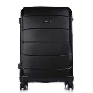 Большой чемодан VIF Denver на 97 л весом 4 кг из полипропилена Черный