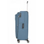 Ультралегкий тканевый чемодан Travelite Skaii весом 2,9 кг на 91/99 литров Синий