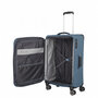 Легкий средний тканевый чемодан Travelite Skaii на 62/67л весом 2,4 кг 