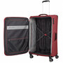 Ультралегкий тканевый чемодан Travelite Skaii весом 2,9 кг на 91/99 литров Красный