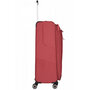 Ультралегкий тканевый чемодан Travelite Skaii весом 2,9 кг на 91/99 литров Красный