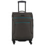 Середня валіза Travelite Story на 51/61 л тканинна вагою 3,3 кг Антрацит