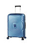 Большой чемодан Snowball AQUA Light на 103 л весом 3,2 кг из полипропилена Голубой