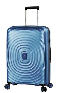 Середня валіза Snowball AQUA Light на 68 л вагою 2,3 кг із поліпропілену Блакитний