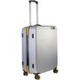 Средний чемодан NATIONAL GEOGRAPHIC Pulse на 73 л весом 3,5 кг из пластика Серый